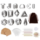 Stainless Steel Clay Cutter Earrings Multi Shape DIY Holiday Gift
