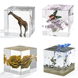 Epoxy Resin Mold Cube Specimen Tabletop Ornaments DIY Home Decor