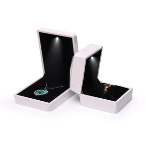 Diamond Faceted Ring Storage Box Wedding Necklace Display