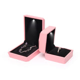 Diamond Faceted Ring Storage Box Wedding Necklace Display
