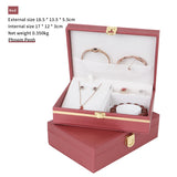 TA MINGREN Jewelry Box Case Earrings Necklace Ring Bracelet Display Box