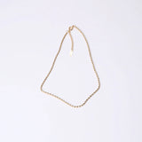 Minimalist Thin Stainless Steel Chain Necklace Women Jewelry