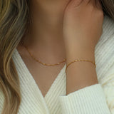 Waterproof Stainless Steel Minimal Braid Twist Chain
