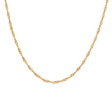 Waterproof Stainless Steel Minimal Braid Twist Chain