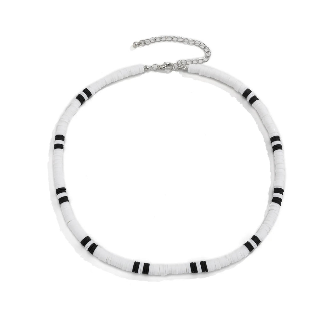 Soft Clay Beads Choker Necklaces Minimalist Collar Jewelry