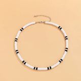 Soft Clay Beads Choker Necklaces Minimalist Collar Jewelry
