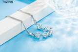 CZ Square Bracelet for Women Party Anniversary Christmas Gift Jewelry