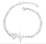 TB2 Stainless Steel Bangle with Interchangeable Leather Cuff