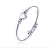 TB5 Stackable Bangles Jewelry Stainless Steel Adjustable Bracelets