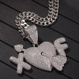 TBTK Bubble Extra Fine Arrow Heart Pendant Necklace Romantic Gift