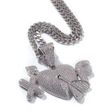 TBTK Bubble Extra Fine Arrow Heart Pendant Necklace Romantic Gift