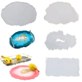 3Pcs Fruit Tray Mold DIY Resin Silicone Cake Coaster Geode Cup Holder Mould