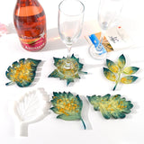6pcs Wine Rack Silicone Mold for Resin Leaf Coaster
