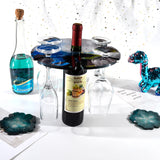 6pcs Wine Rack Silicone Mold for Resin Leaf Coaster