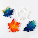 6pcs Wine Rack Silicone Mold for Resin Leaf Coaster