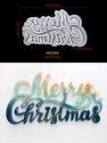 TC120 Christmas Resin Mold Silicone DIY Crystal Epoxy Mould Decor Jewelry Craft