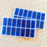 TC121 Domino Resin Mold Silicone Craft Material Jewelry Making