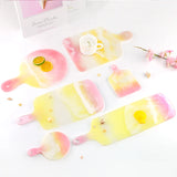 Fruit Tea UV Epoxy Handle Tray Plate Coaster Silicone DIY Molds