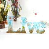 Live Love Home Family Resin Mold Letter With Foil Sets