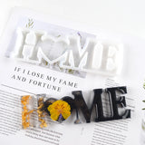 Live Love Home Family Resin Mold Letter With Foil Sets
