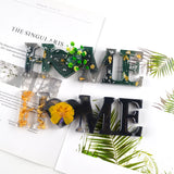 Live Love Home Family Resin Mold Letter With Foil Sets