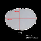 Irregular Tray Mold Silicone Coaster Mold for Epoxy Resin Craft