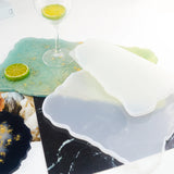 Irregular Tray Mold Silicone Coaster Mold for Epoxy Resin Craft