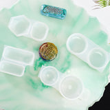 4Pcs Organ Silicone Pendant Mold Jewelry Organizer Moldes De Silicona 3d DIY Cra