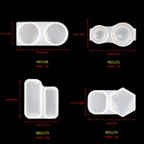 4Pcs Organ Silicone Pendant Mold Jewelry Organizer Moldes De Silicona 3d DIY Cra