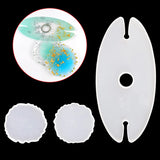 3Pcs Set DIY Irregular Wine Rack Silicone Molds Wine Shelf Cup Pad Moulds