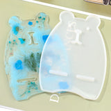 6 Style Mobile Phone Holder Bracket Resin Mold DIY Crafts Making Tool