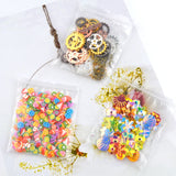DIY Colorful Paillette Dried Flower Shell Fruit Slices for Resin Crafts