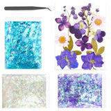 DIY Colorful Paillette Dried Flower Shell Fruit Slices for Resin Crafts