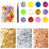 DIY Colorful Paillette Dried Flower Shell Fruit Slices for Resin Crafts