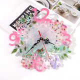 DIY Wall Clock Epoxy Resin Molds Casting Tools Jewelry Making Kit