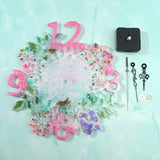 DIY Wall Clock Epoxy Resin Molds Casting Tools Jewelry Making Kit