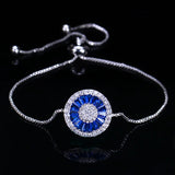 Crystal Bracelet Adjustable Pull Handle Women Jewelry