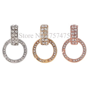 10Pcs Mixed Cz Crystal Spring Clasp for Floating Memory Locket Pendants