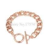 10Pcs European Iron Chain Bracelet Mix for Coin Holder Pendant