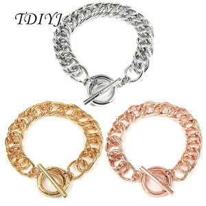 10Pcs European Iron Chain Bracelet Mix for Coin Holder Pendant