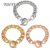 10Pcs European Iron Chain Bracelet Mix for Coin Holder Pendant