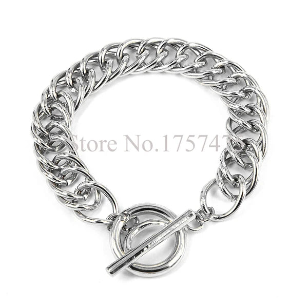10Pcs European Iron Chain Bracelet Mix for Coin Holder Pendant