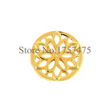 12Pcs Baroque Flower Charms for Leather Wrappable Bracelet Women Jewelry