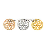 12Pcs Baroque Flower Charms for Leather Wrappable Bracelet Women Jewelry