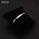 5MM ID Stainless Steel Engraving Open Bangle Bracelet