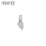 6pcs Love Heart Keeper Slide Charms for Reversible Leather Wrap Bracelet