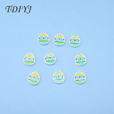 20pcs Easter Egg Floating Charms for Living Glass Memory Locket