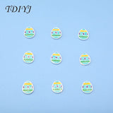 20pcs Easter Egg Floating Charms for Living Glass Memory Locket
