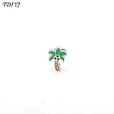 Summer Beach Coconut Tree Keeper Charms for Mesh Keeper Bracelet
