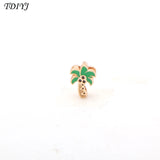 Summer Beach Coconut Tree Keeper Charms for Mesh Keeper Bracelet